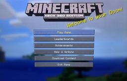 Minecraft: Xbox 360 Edition Title Screen